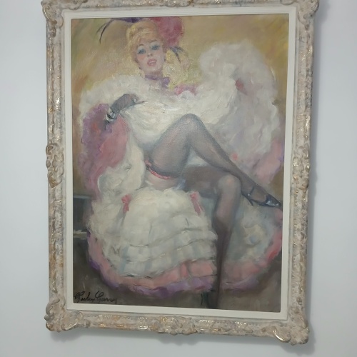 Bailarina de can can francés