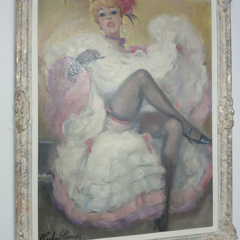 Bailarina de can can francés