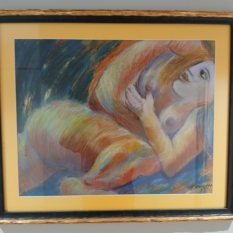Mujer Pintando