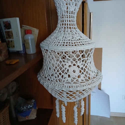 Lámparas de ganchillo