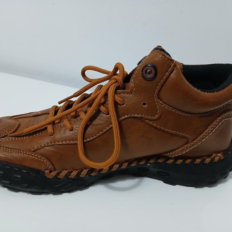 Zapato de cuero marrón